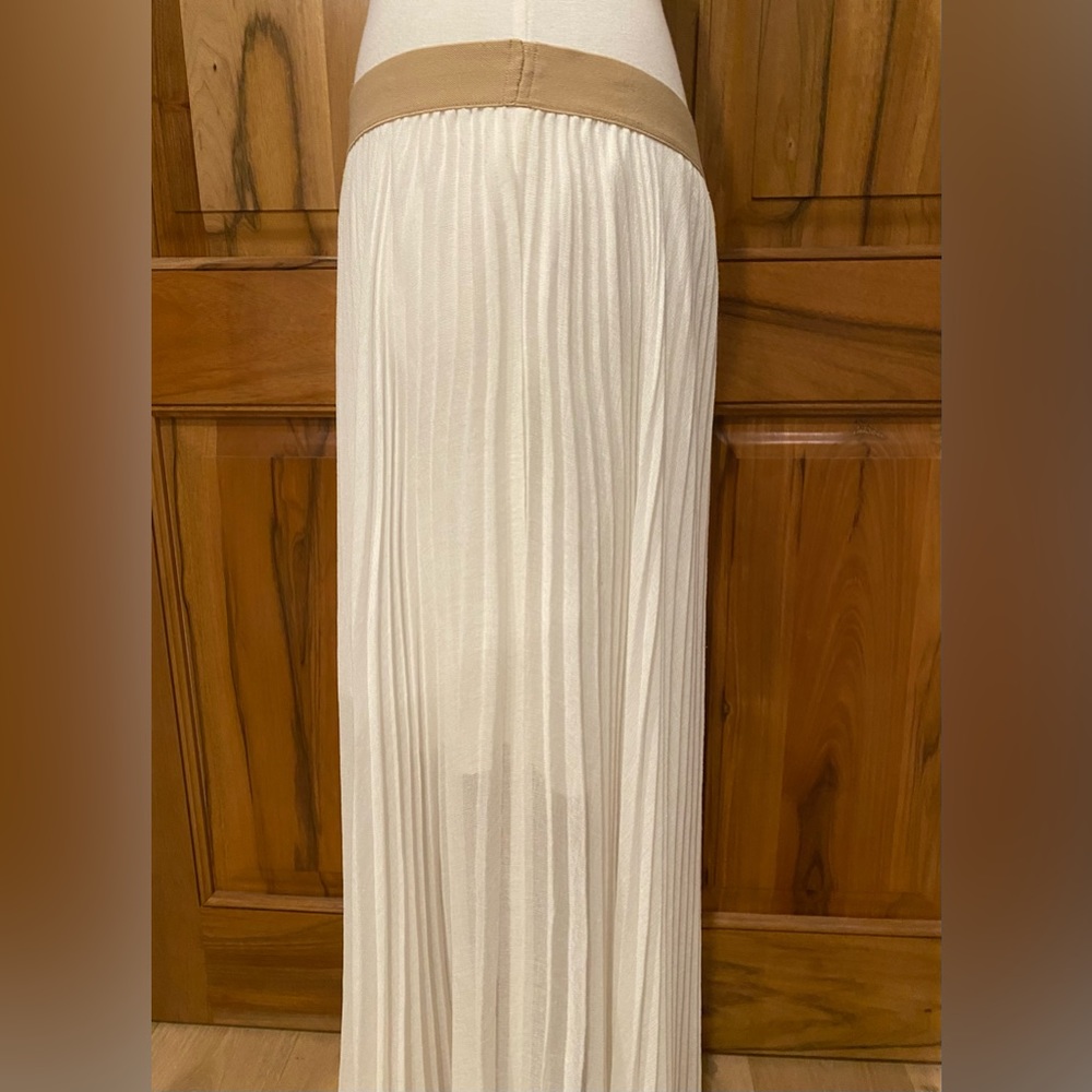 Bcbgeneration - White Pleated Full-Length Skirt, … - image 5